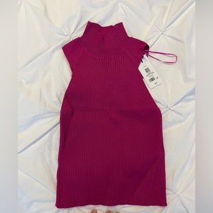 Dynamite turtleneck purple top